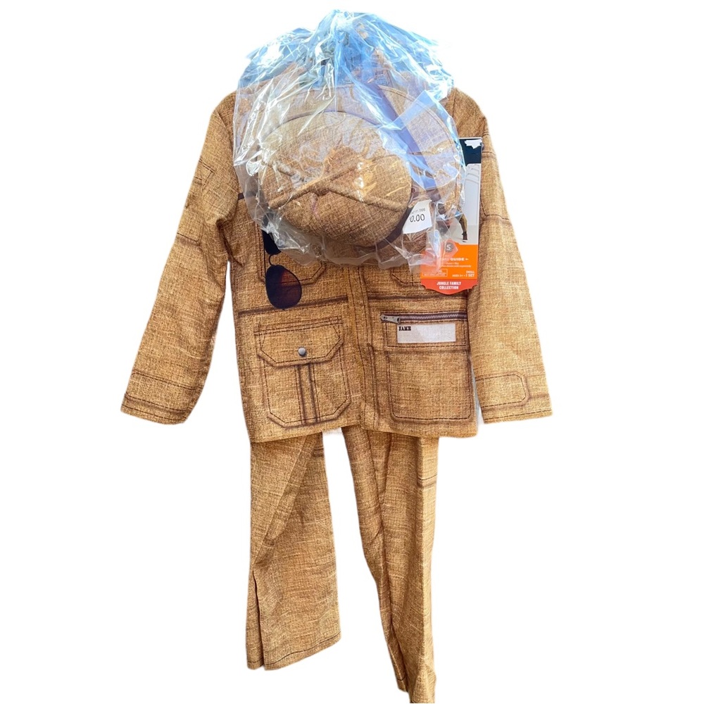 Safari Guide Costume Shirt Pants & Hat Kids Size 4-7 brand new never worn - Picture 7 of 12